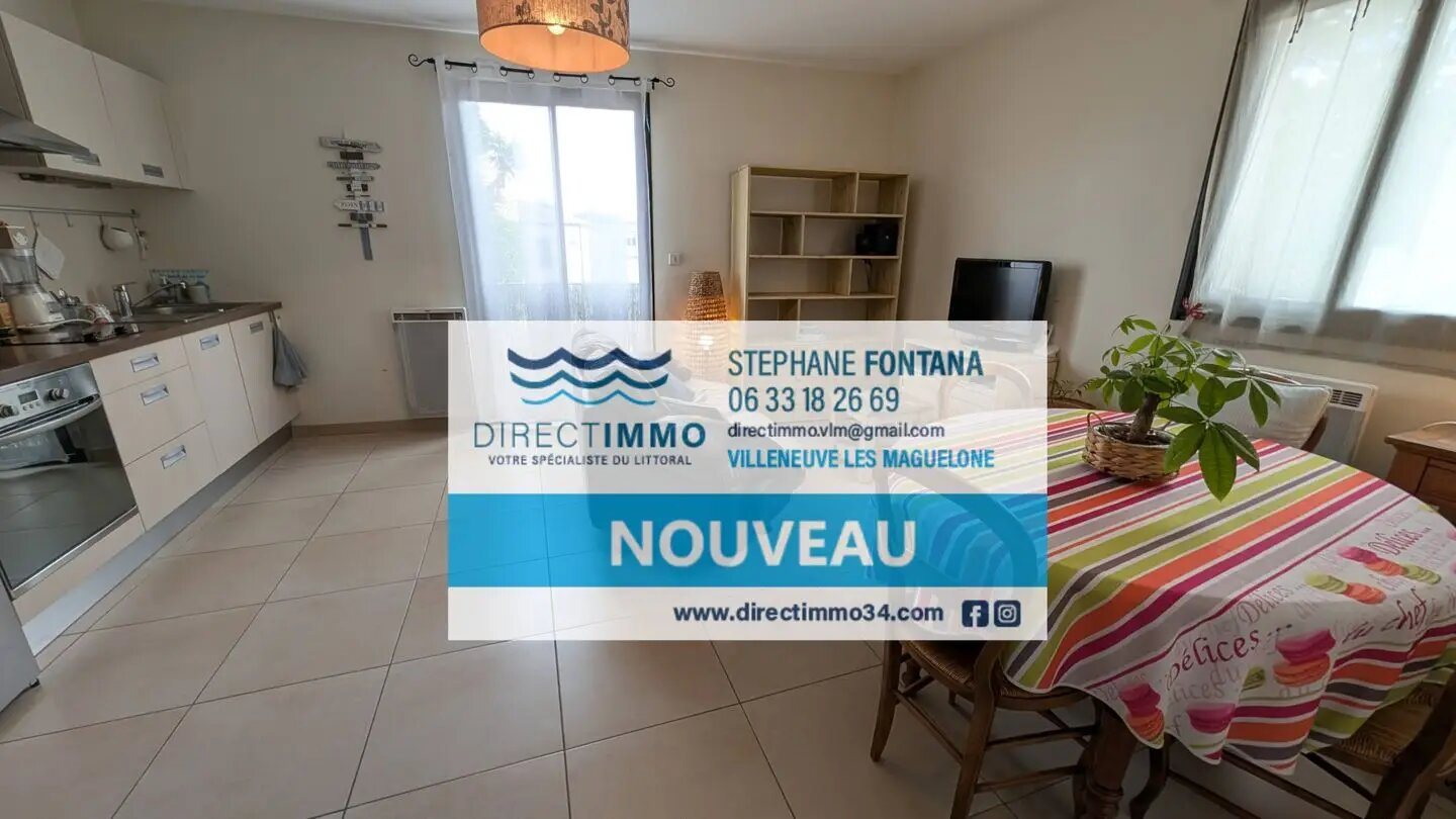 Appartement à vendre, 40m², Villeneuve-lès-Maguelone
