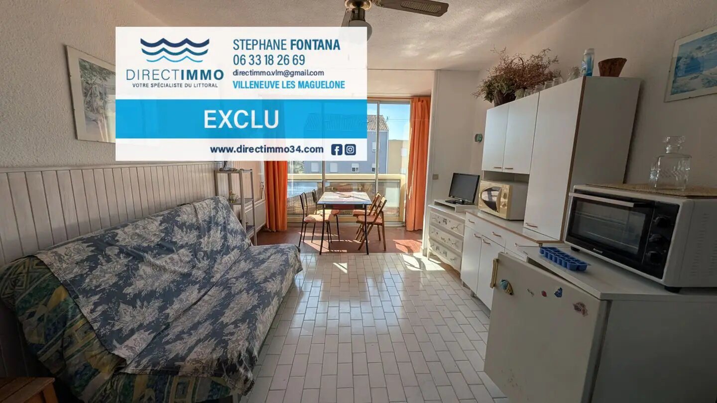 Appartement à vendre, 23m², Palavas-les-Flots
