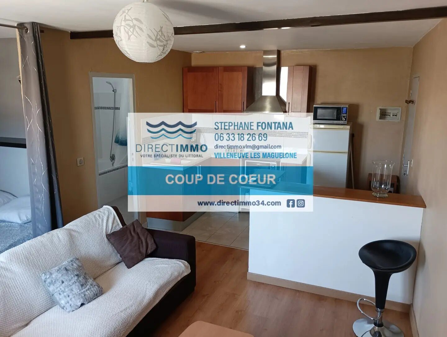 Appartement à vendre, 30m², Villeneuve-lès-Maguelone
