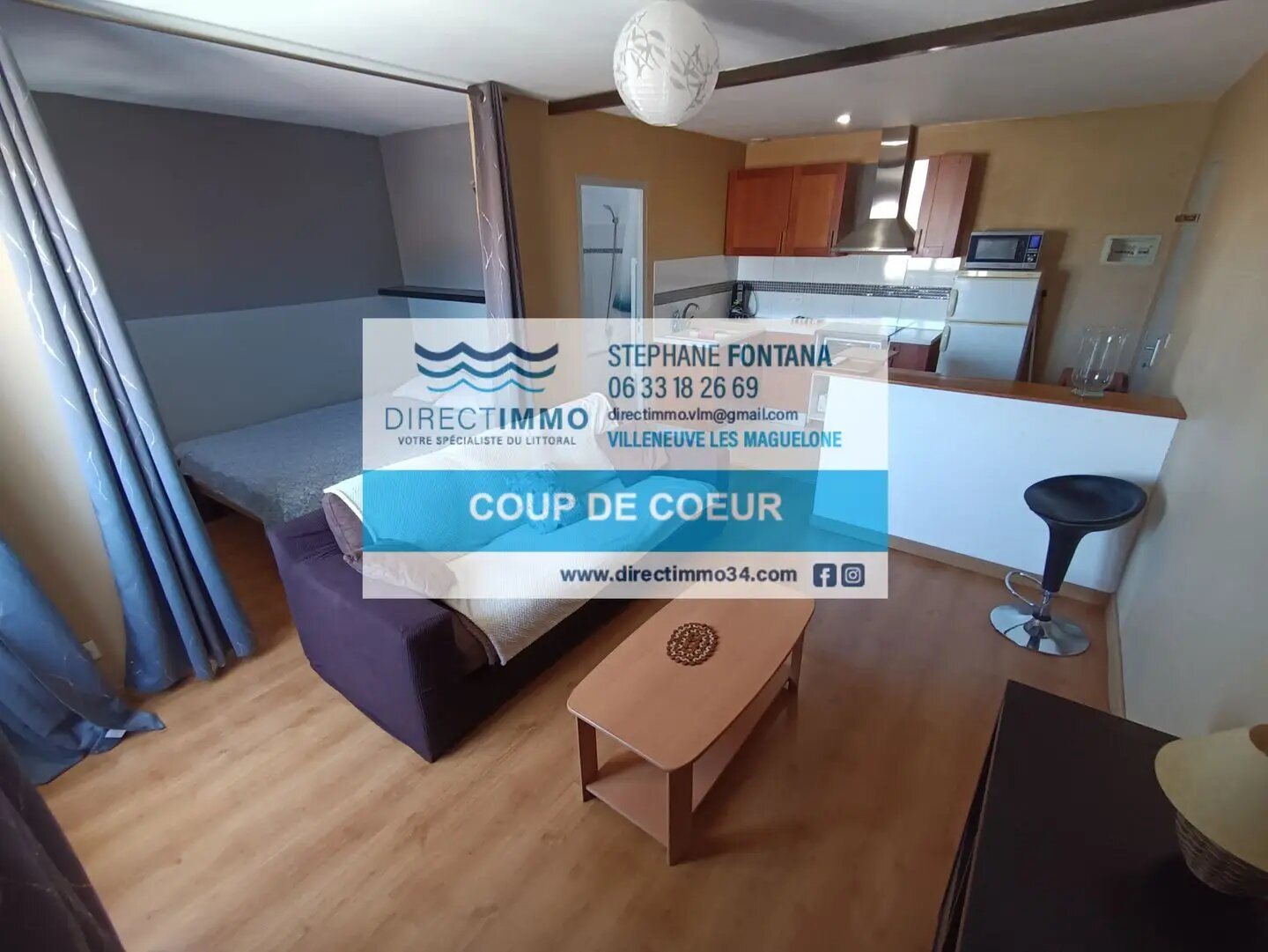 Appartement à vendre, 30m², Villeneuve-lès-Maguelone