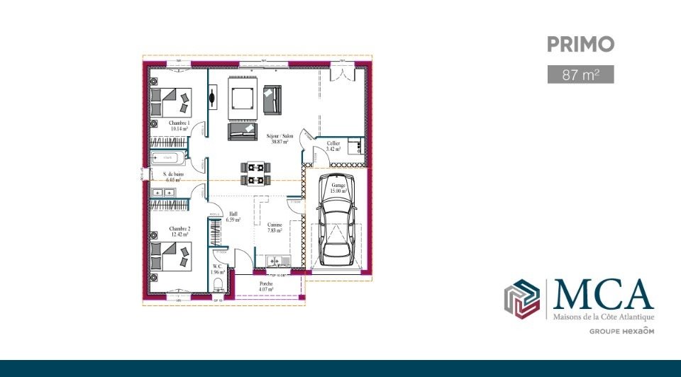 Maison à vendre, 87m², Savignac-les-Eglises