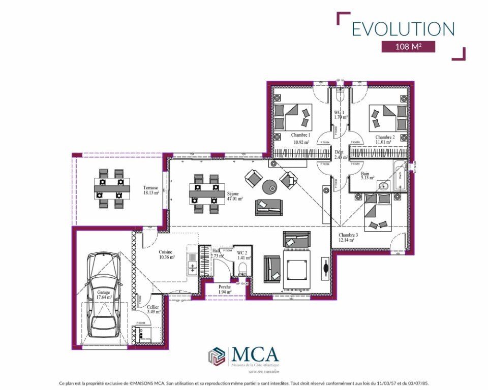 Maison à vendre, 108m², Savignac-les-Eglises