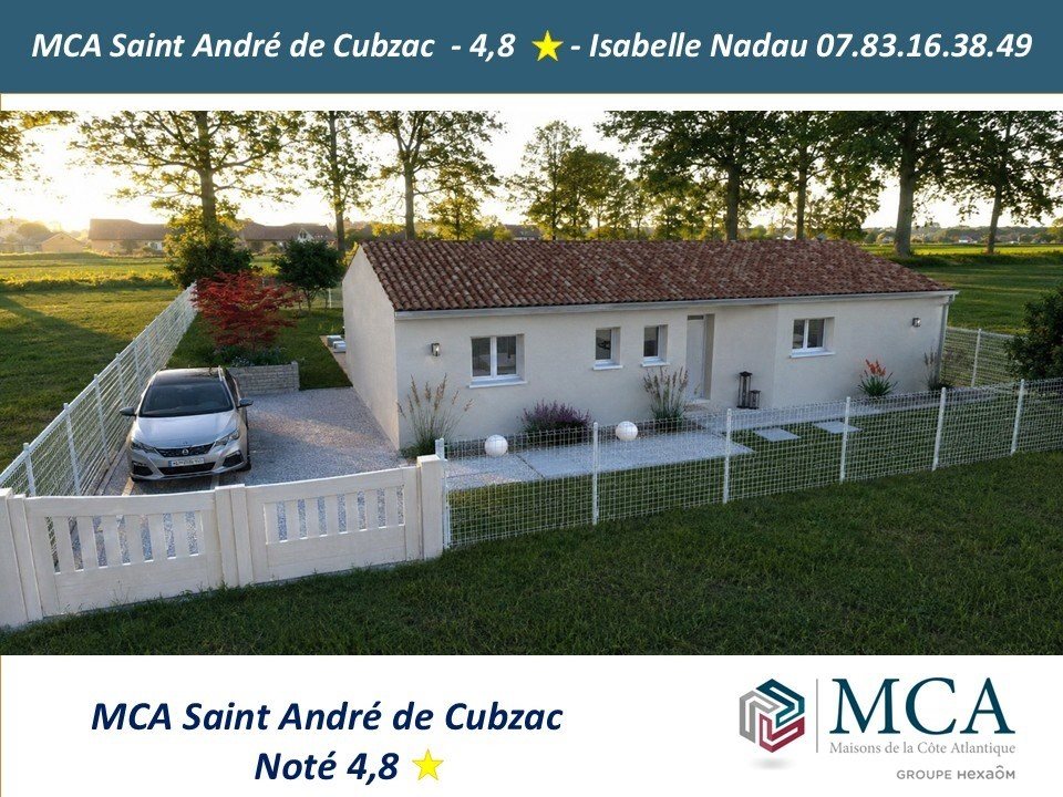 Maison à vendre, 65m², Saint-André-de-Cubzac