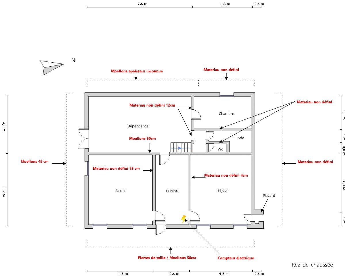 Maison à vendre, 77m², Saint-Girons-d'Aiguevives