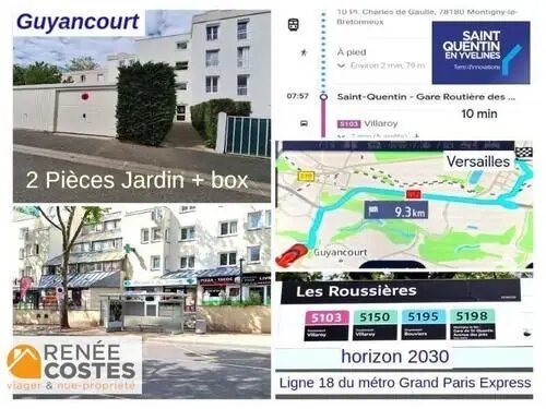 Appartement à vendre, 48m², Guyancourt