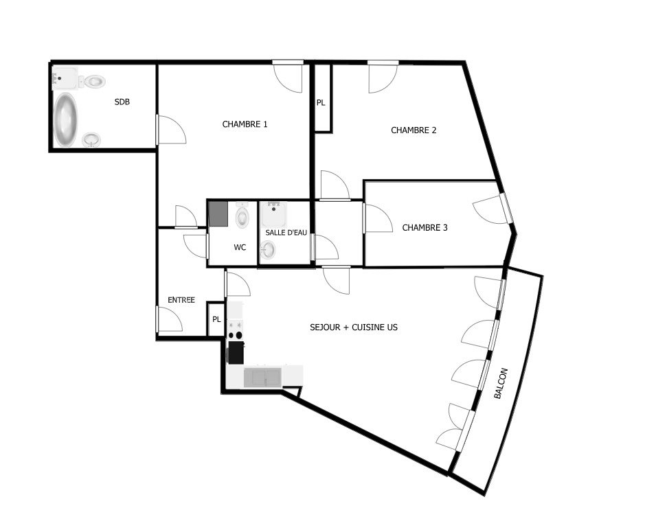 Appartement à vendre, 82m², Asnières-sur-Seine