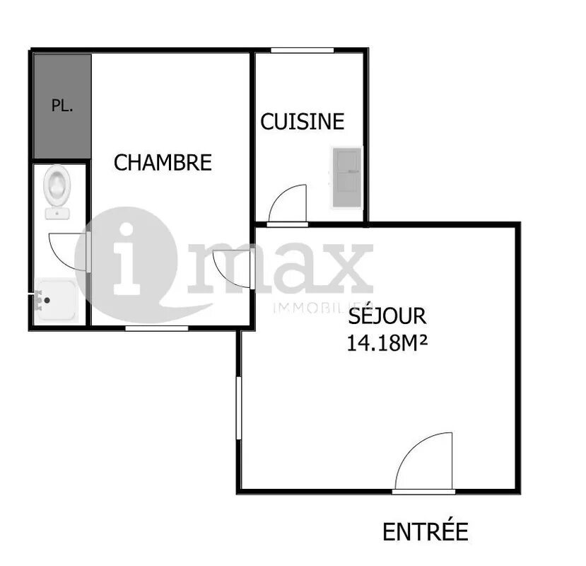 Appartement à vendre, 30m², Asnières-sur-Seine