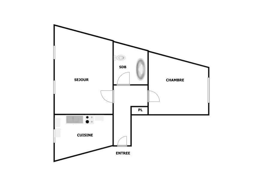 Appartement à vendre, 39m², Asnières-sur-Seine