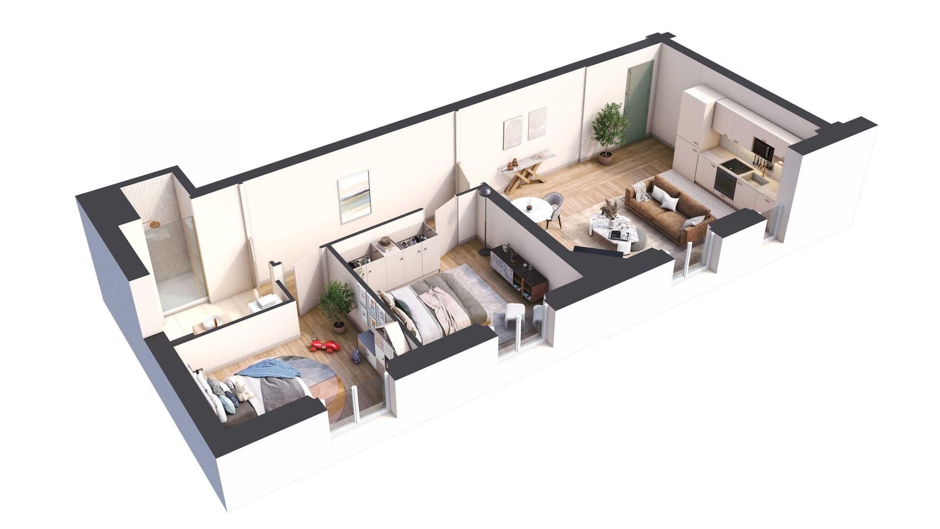 Appartement à vendre, 49m², Levallois-Perret