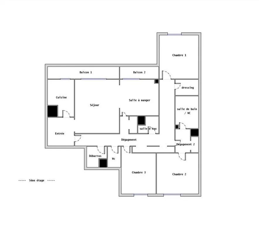 Appartement à vendre, 105m², Levallois-Perret