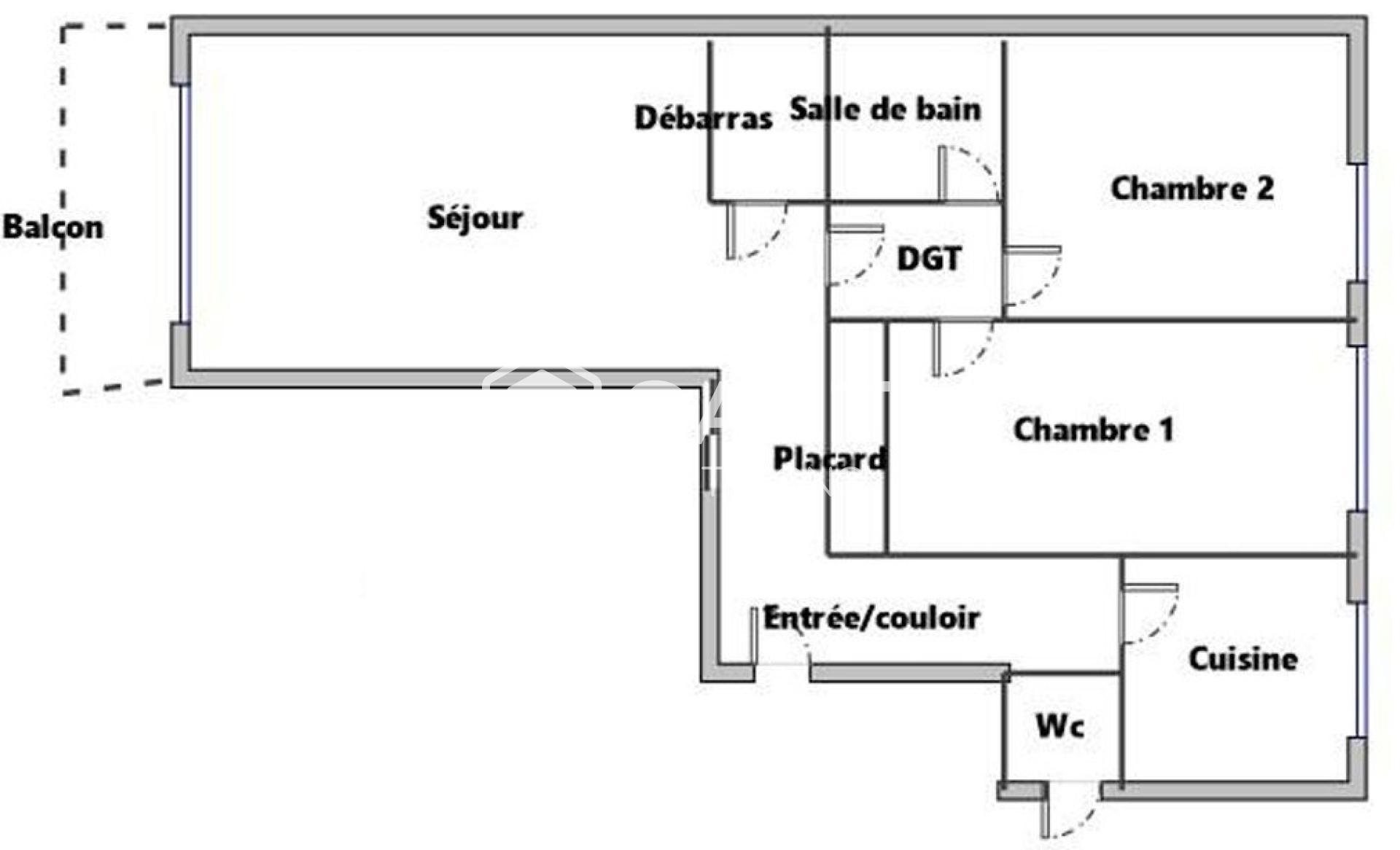Appartement à vendre, 65m², Montrouge