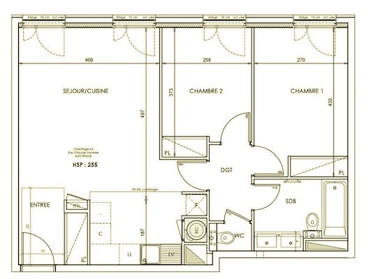 Appartement à vendre, 60m², Saint-Cloud