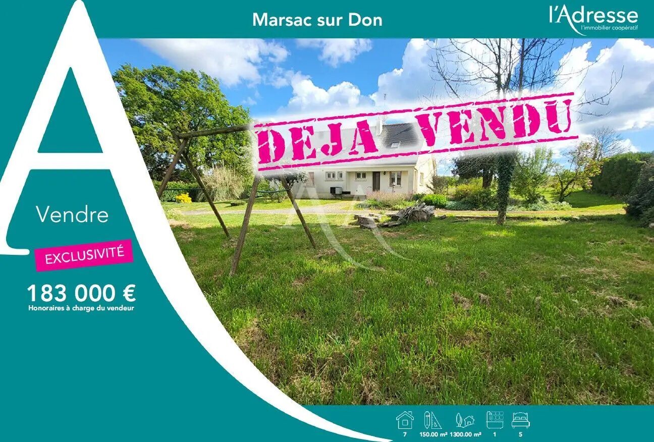 Maison à vendre, 150m², Marsac-sur-Don