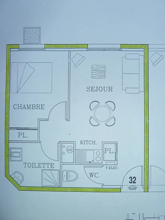 Appartement à louer, 36m², Rodez