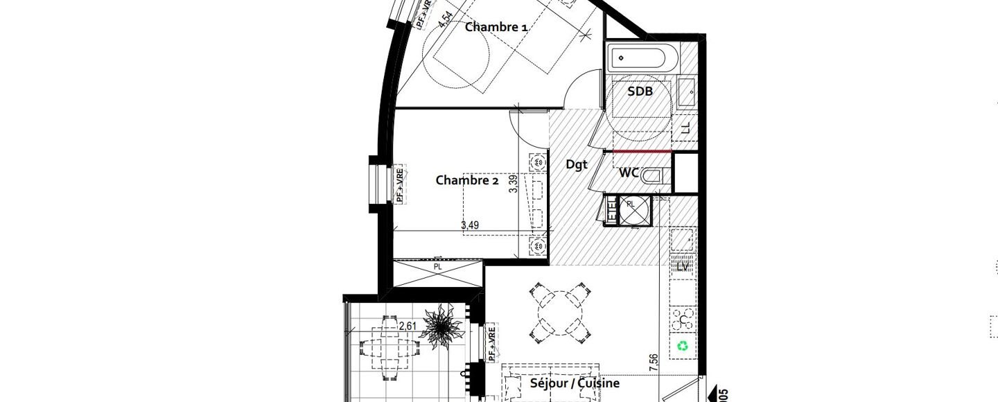 Appartement à vendre, 70m², Fréjus