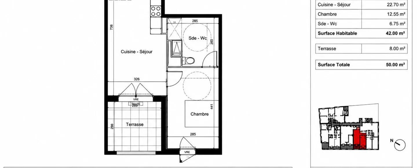 Appartement à vendre, 41m², Montpellier