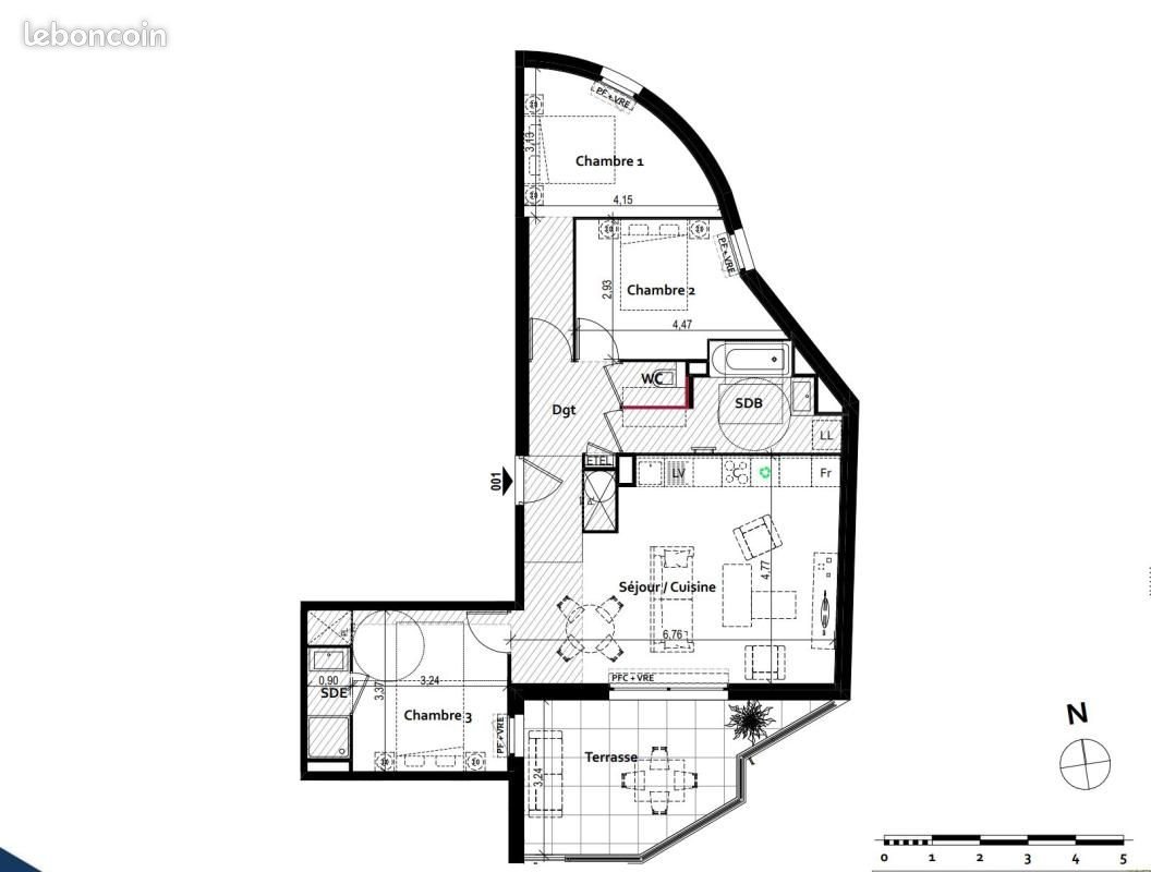 Appartement à vendre, 79m², Fréjus