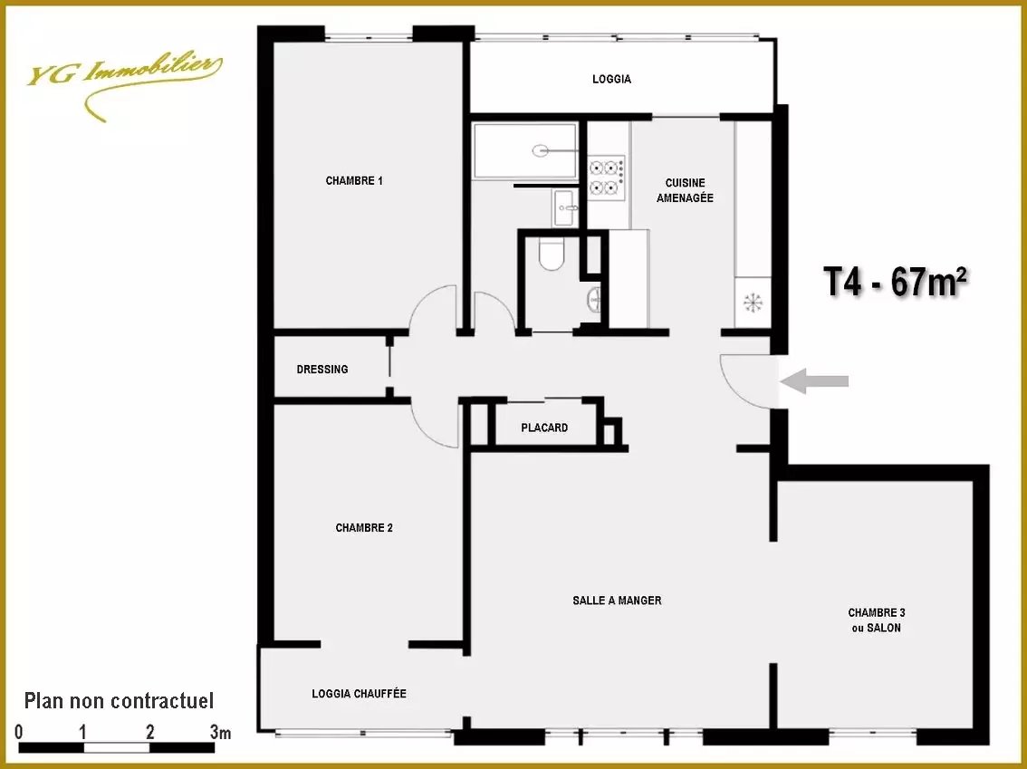 Appartement à vendre, 68m², La Seyne-sur-Mer