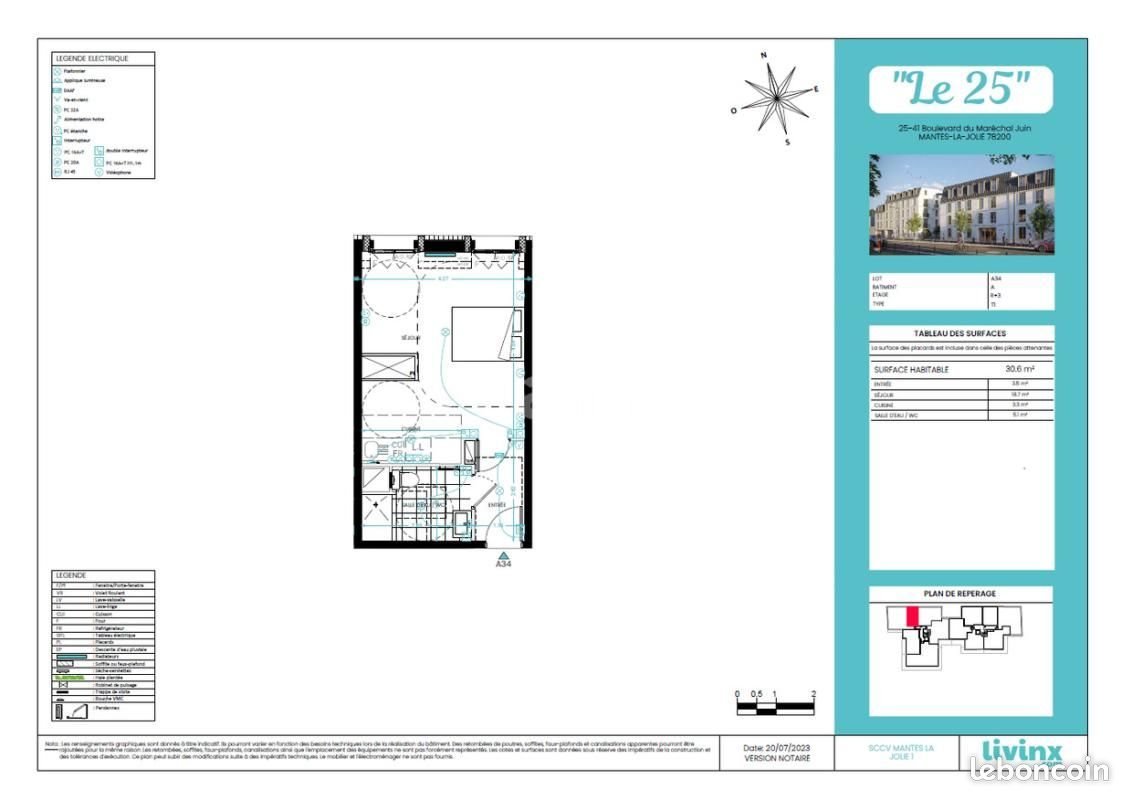 Appartement à louer, 30m², Mantes-la-Jolie