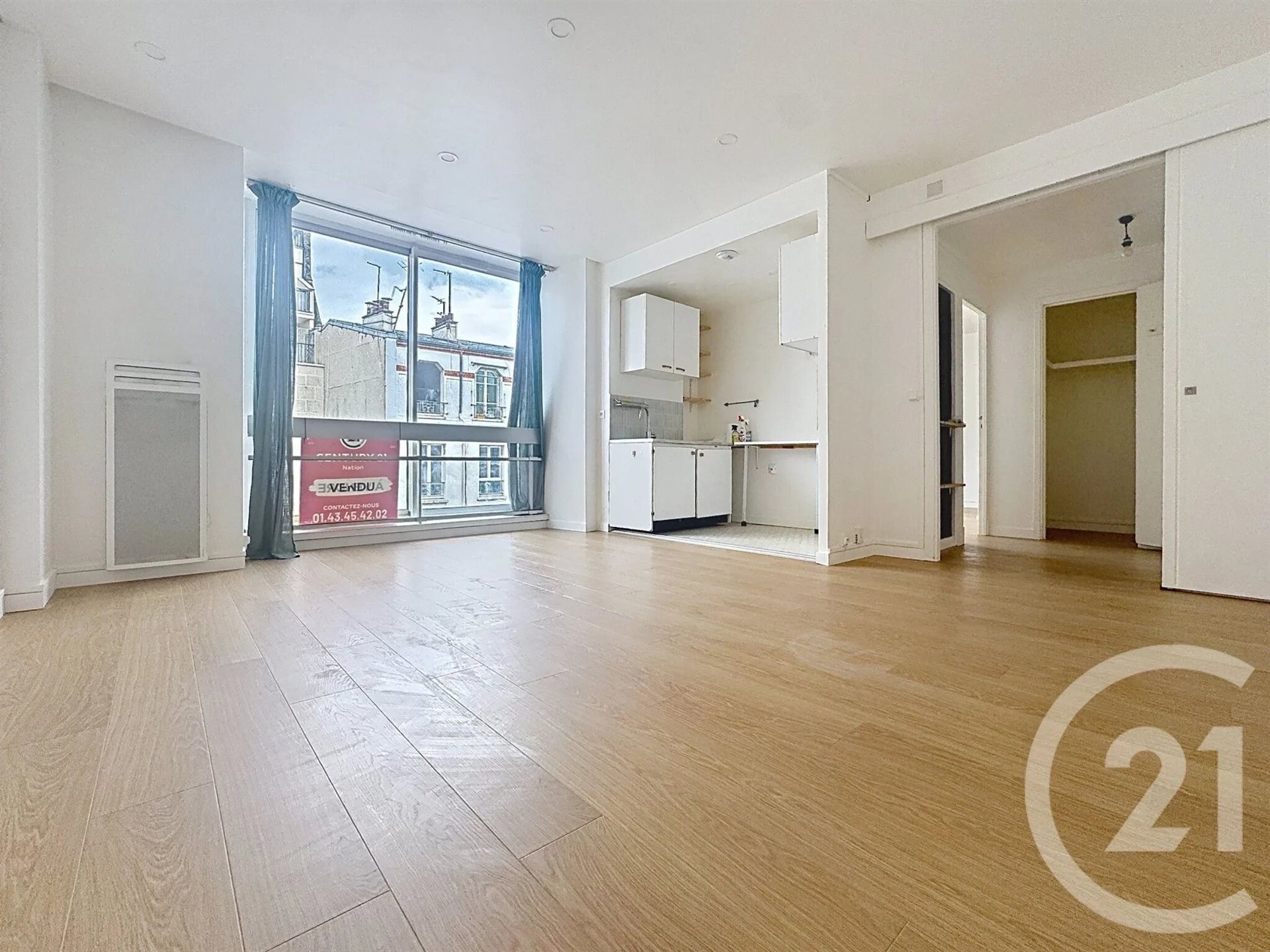 Appartement à vendre, 52m², Paris 20ème
