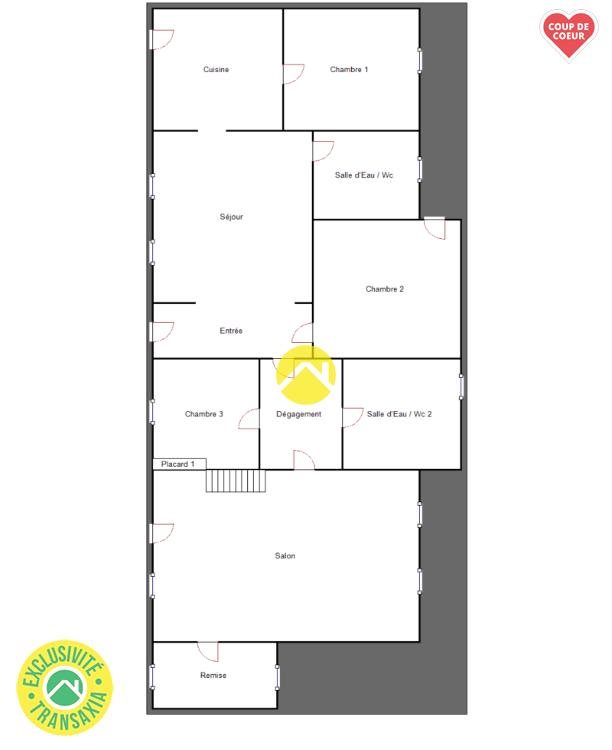Maison à vendre, 145m², Deux-Chaises