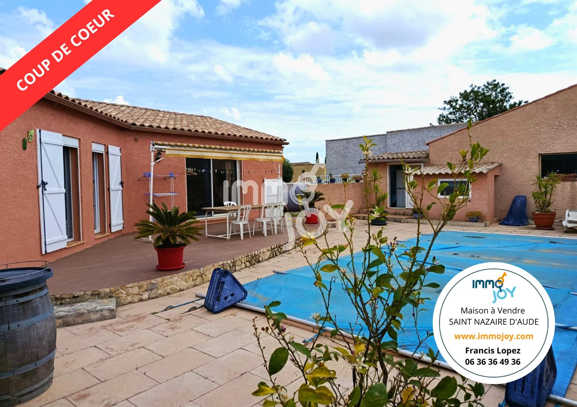 Maison à vendre, 124m², Saint-Nazaire-d'Aude