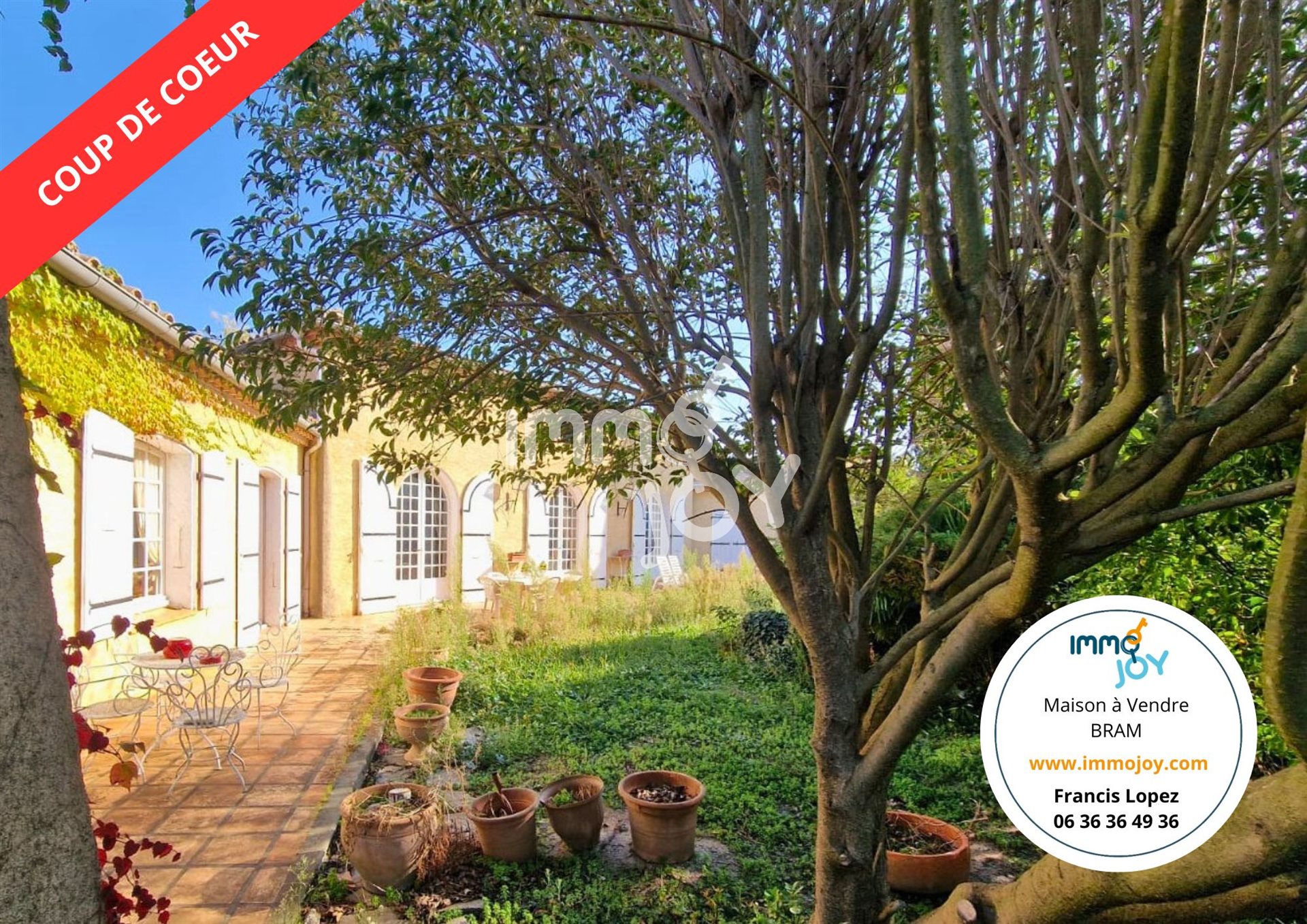 Maison à vendre, 411m², Bram