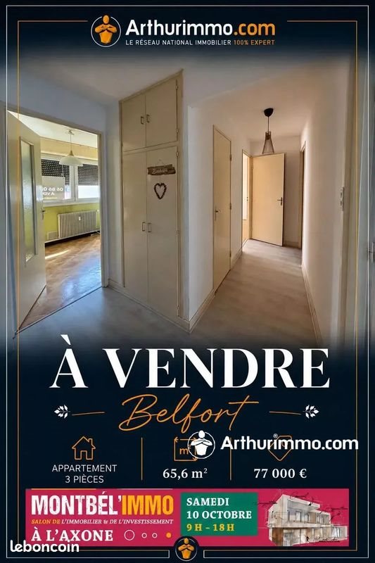 Appartement à vendre, 66m², Belfort