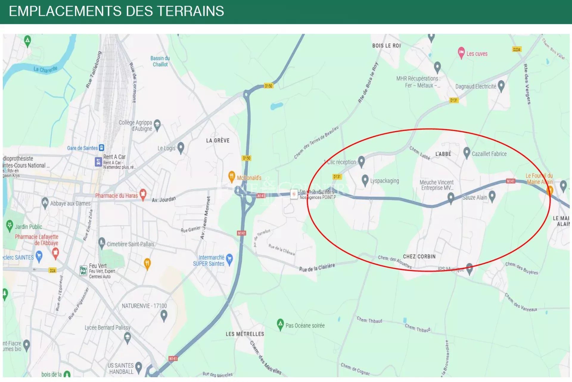 Lands for sale in Charentes Maritimes - Vue 4
