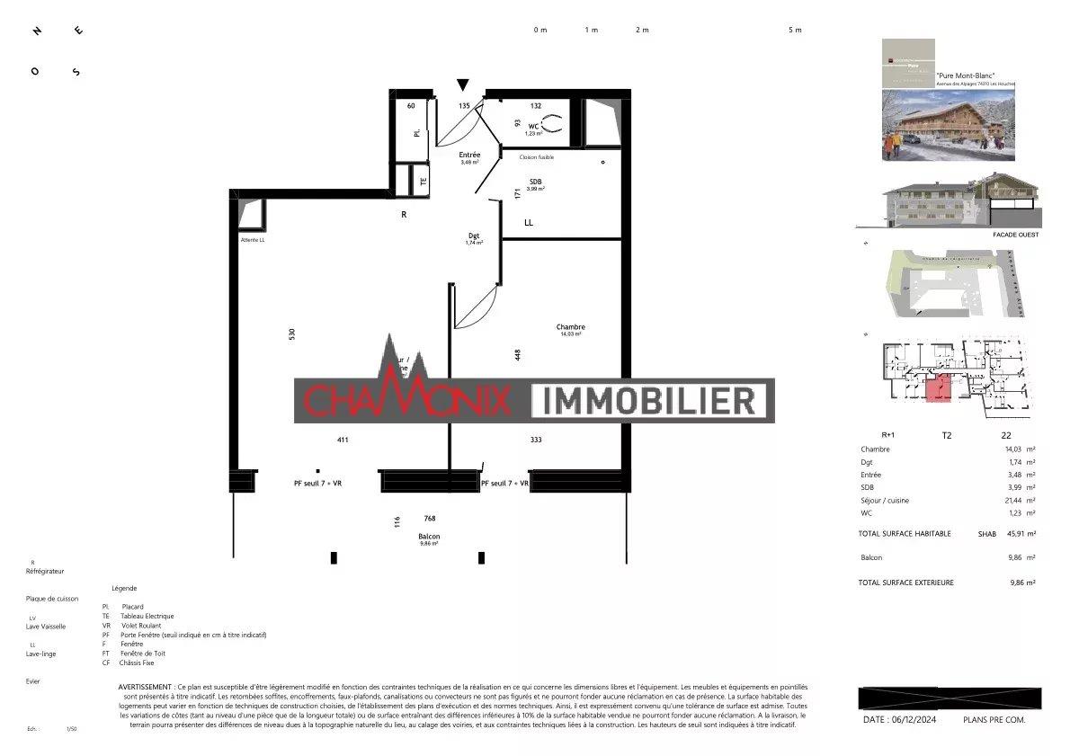 Appartement à vendre, 45m², Les Houches