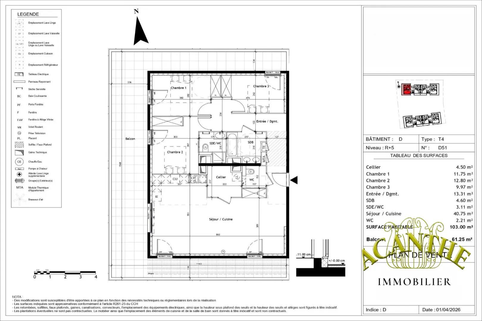 Appartement à vendre, 103m², Castelnau-le-Lez
