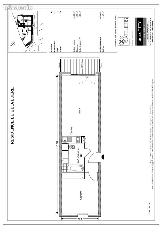 Appartement à louer, 45m², Champigny-sur-Marne