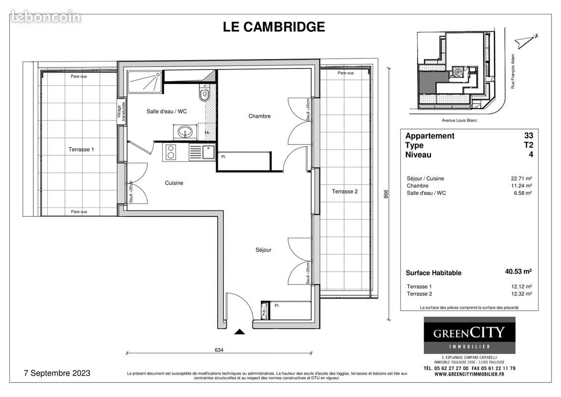 Appartement à louer, 41m², Saint-Maur-des-Fossés