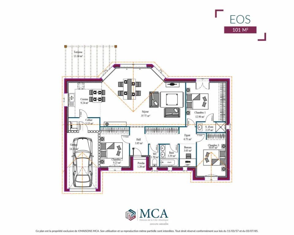 Maison à vendre, 101m², Sadirac