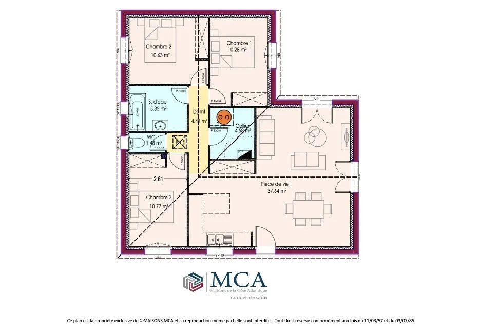 Maison à vendre, 85m², Arvert