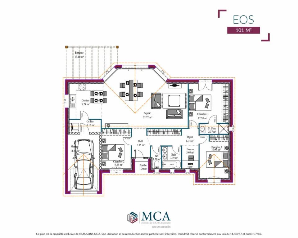 Maison à vendre, 101m², Castres-Gironde