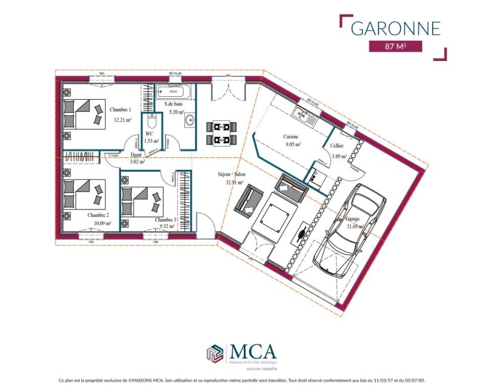 Maison à vendre, 107m², Le Haillan