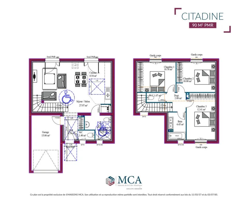 Maison à vendre, 90m², Saint-Palais-sur-Mer