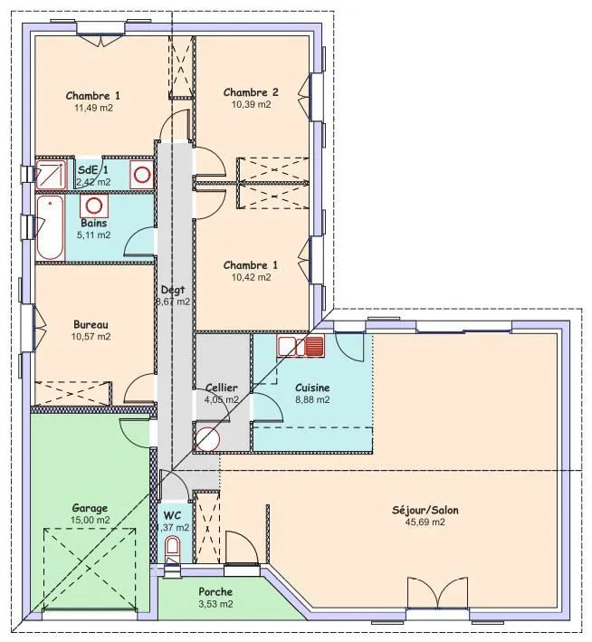 Maison à vendre, 119m², Beauregard-de-Terrasson