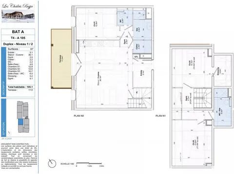 Appartement à vendre, 105m², Notre-Dame-de-Bellecombe