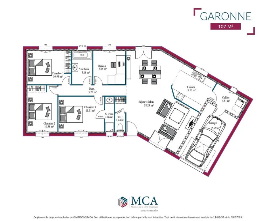 Maison à vendre, 69m², Ecurat
