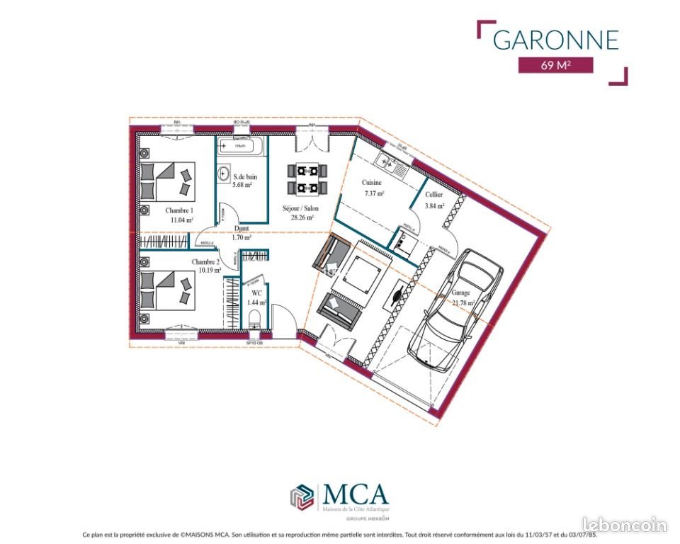 Maison à vendre, 100m², Saint-Maixant