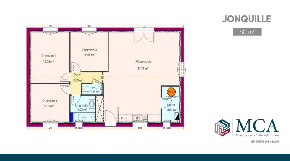 Maison à vendre, 80m², Parempuyre