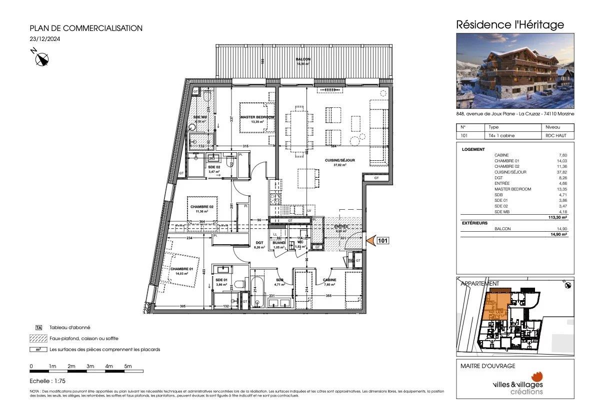 Appartement à vendre, 113m², Morzine (Avoriaz)