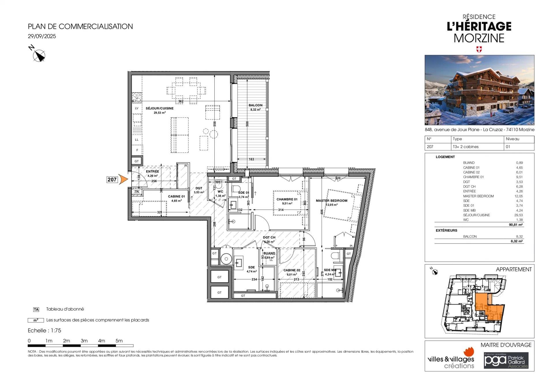 Appartement à vendre, 90m², Morzine (Avoriaz)