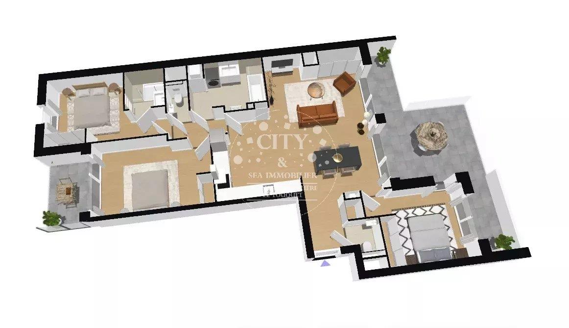 Appartement à vendre, 94m², Le Touquet-Paris-Plage