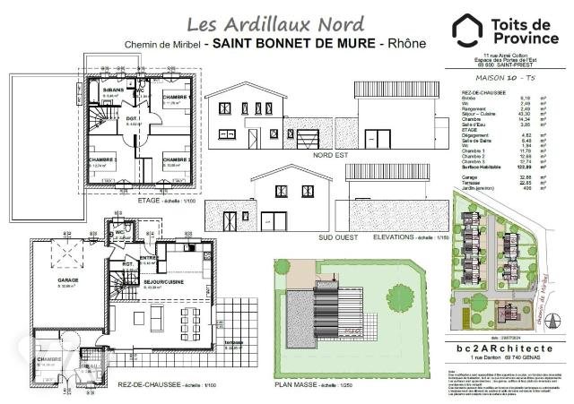 Maison à louer, 111m², Saint-Bonnet-de-Mure