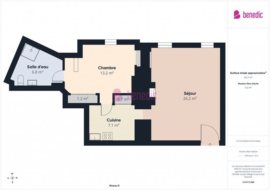 Appartement à vendre, 50m², Metz