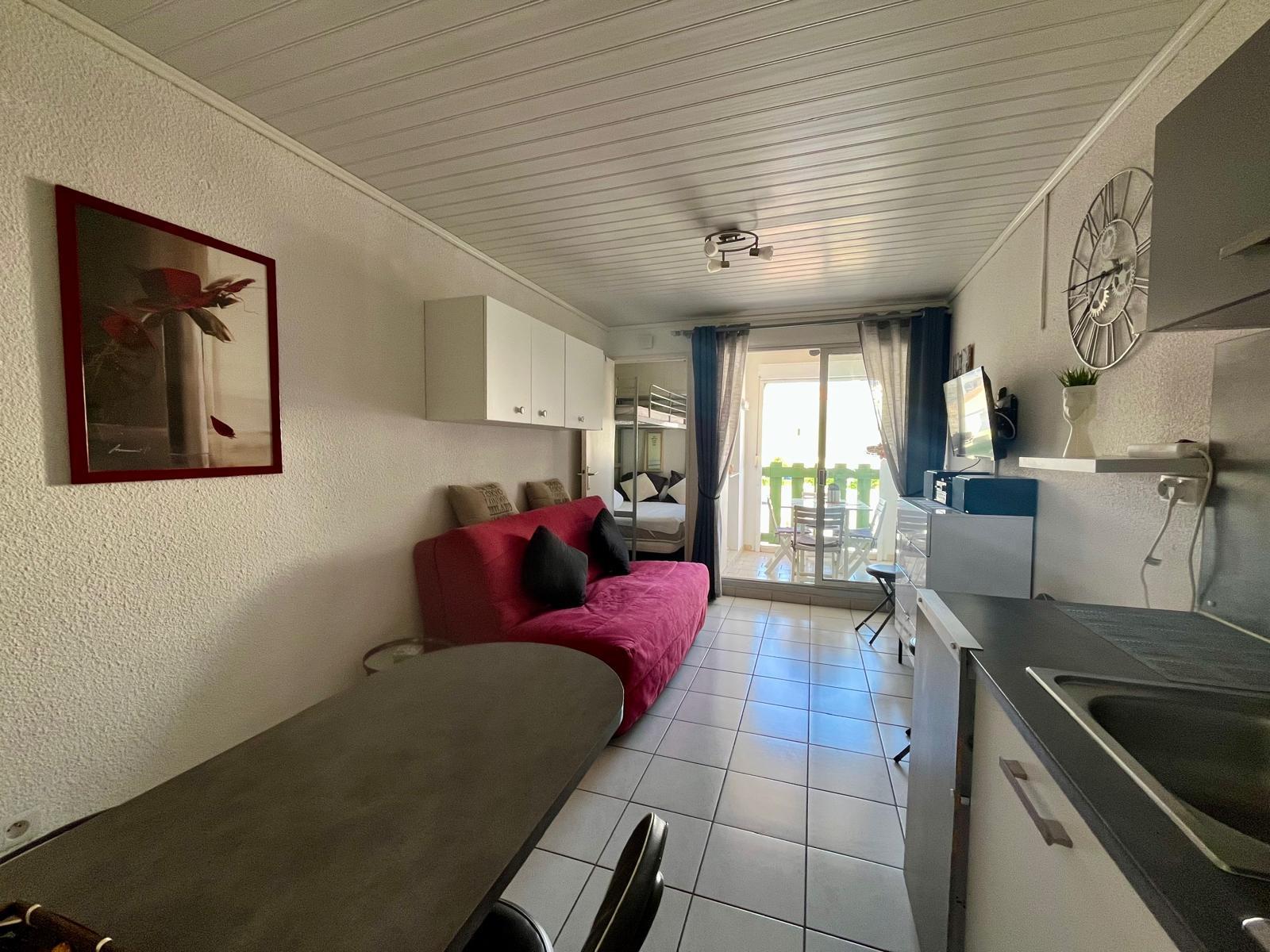 Appartement à vendre, 22m², Le Barcarès