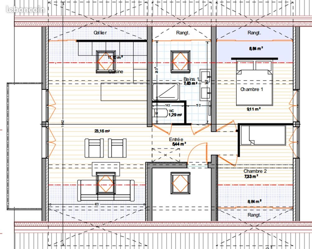 Appartement à vendre, 94m², Thyez